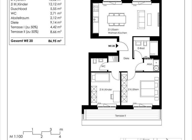 Penthouse zum Kauf - Erstbezug provisionsfrei 682.000 € 3 Zimmer 86 m² 4. Geschoss Roelckestraße 111 Weißensee Berlin 13086