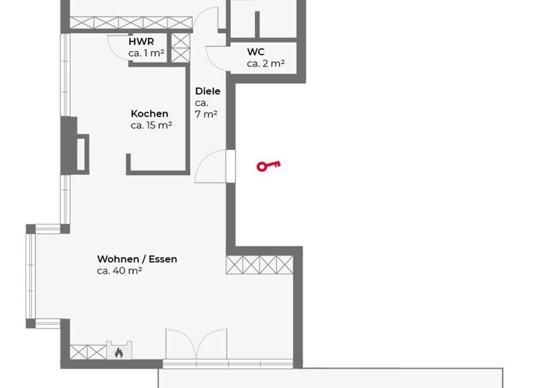 Penthouse zum Kauf 1.590.000 € 2 Zimmer 115 m² 7. Geschoss HafenCity Hamburg 20457