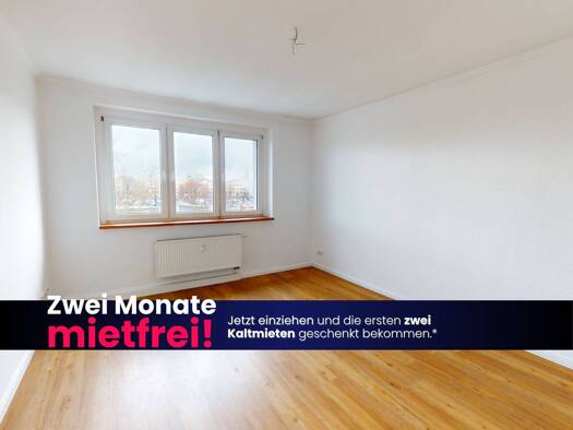 Wohnung zur Miete 299 € 3 Zimmer 58,7 m² 2. Geschoss frei ab sofort Nordstraße 11 A Lutherstadt Wittenberg Wittenberg 06886