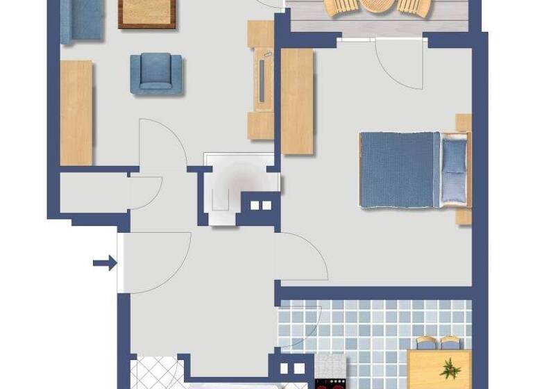 Wohnung zum Kauf provisionsfrei 280.000 € 2 Zimmer 63,7 m² 1. Geschoss Espenstraße 30 Griesheim Frankfurt 65933