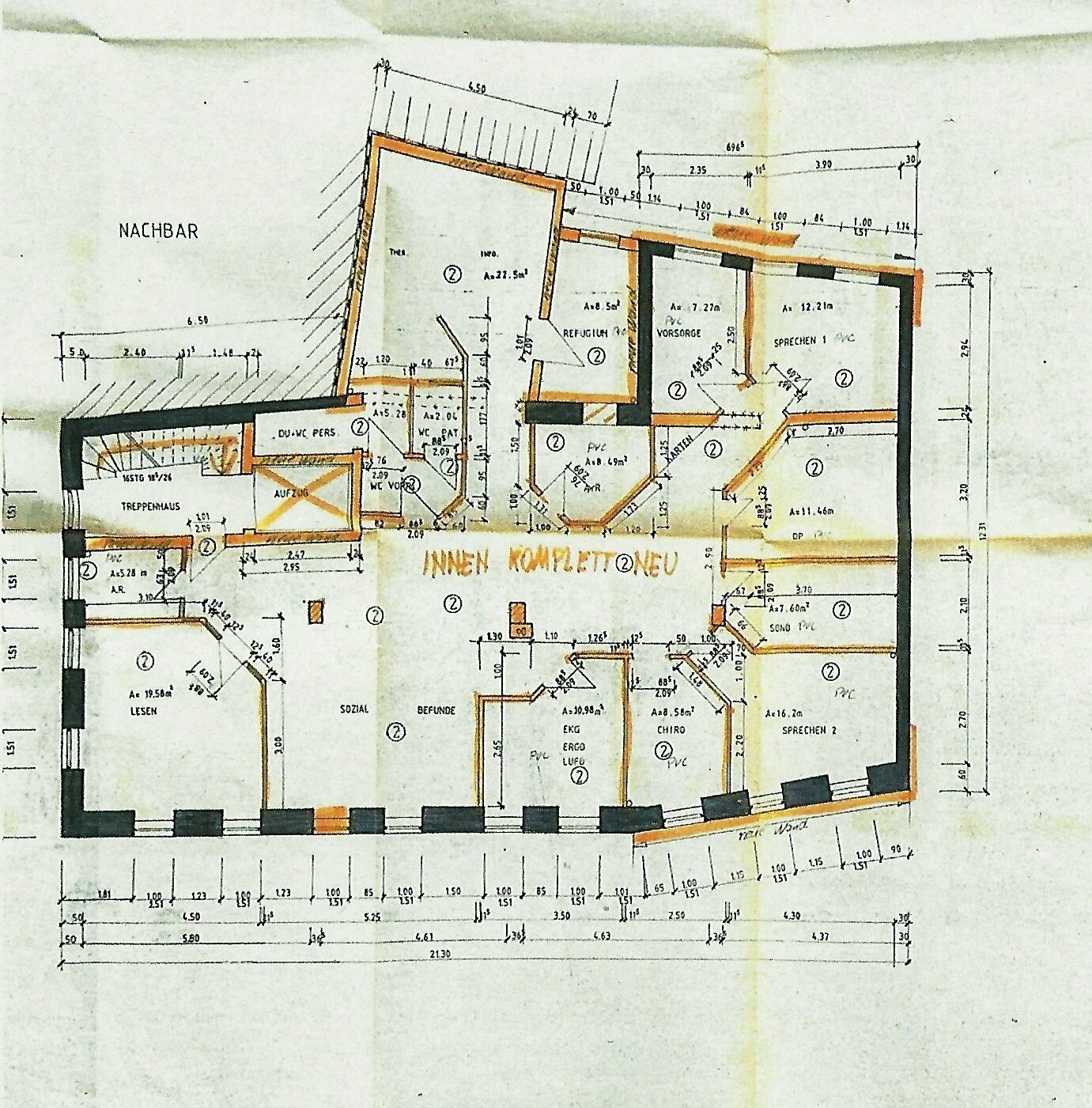 Praxisfläche zur Miete provisionsfrei 800 € 10 Zimmer 220 m²<br/>Bürofläche Rathausplatz 1 Ottweiler Ottweiler 66564