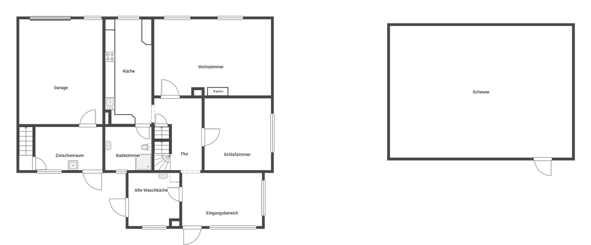 Immobilie zum Kauf als Kapitalanlage geeignet 99.000 € 4 Zimmer 120 m²<br/>Fläche 3.082,2 m²<br/>Grundstück Stadtberg 5 Ramin Ramin 17321