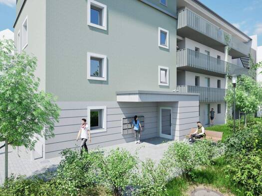 Wohnung zum Kauf - Erstbezug provisionsfrei 2 Zimmer 56,5 m² 1. Geschoss Bischof-Meiser-Straße 14 Ansbach Ansbach 91522