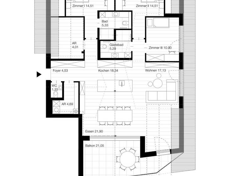 Wohnung zum Kauf 1.999.000 € 4 Zimmer 143 m² Garmisch Garmisch-Partenkirchen 82467