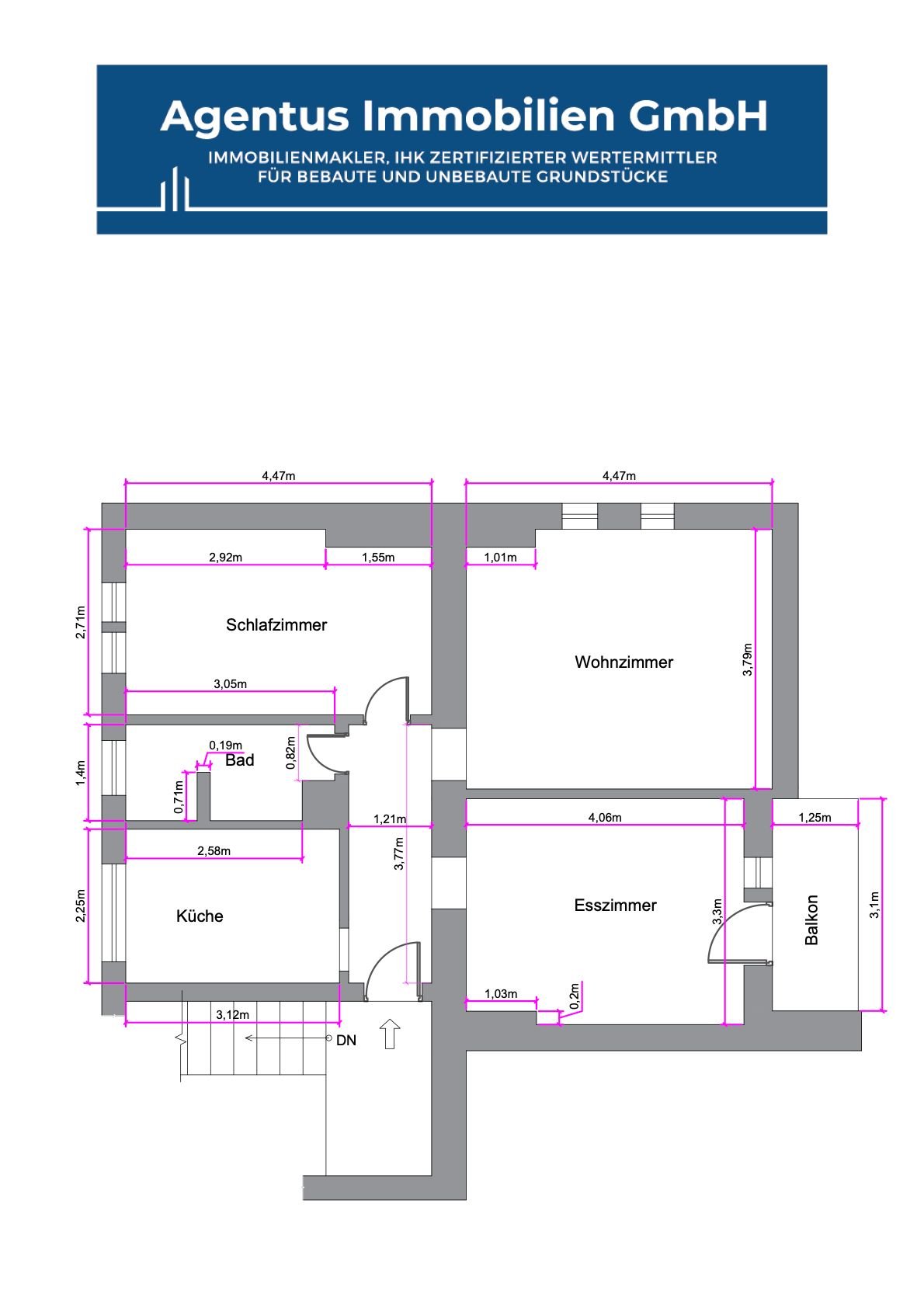 Wohnung zum Kauf 185.000 € 3 Zimmer 58 m²<br/>Wohnfläche EG<br/>Geschoss Mariendorf Berlin 12109