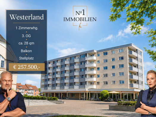 Wohnung zum Kauf 225.500 € 1 Zimmer 28 m² Geschoss 3/5 frei ab sofort Westerland Sylt 25980