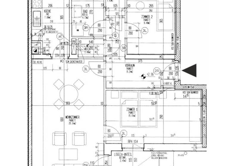 Wohnung zur Miete 490 € 3 Zimmer 76 m² 1. Geschoss Riederbachstraße 50 Mauthausen 4310
