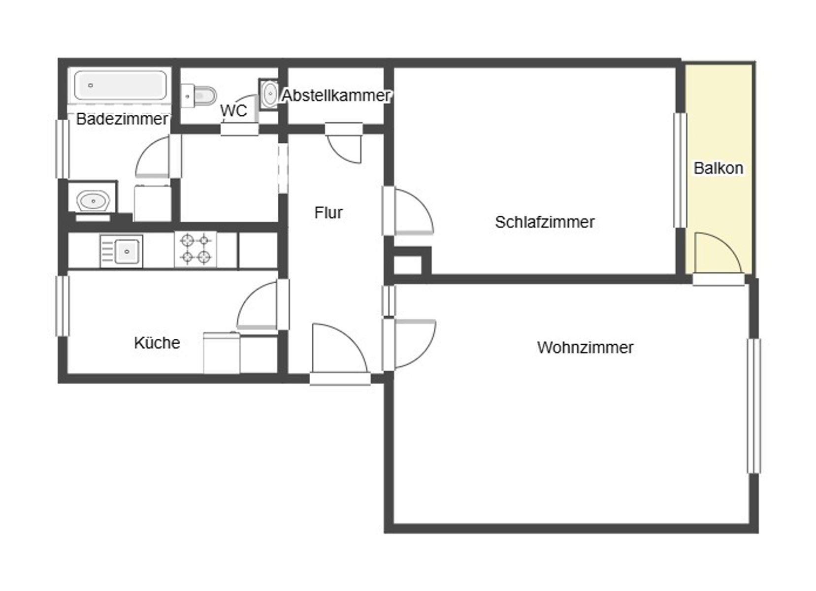 Immobilie zum Kauf als Kapitalanlage geeignet 249.000 € 2 Zimmer 66 m²<br/>Fläche Gartenstadt Nürnberg 90469