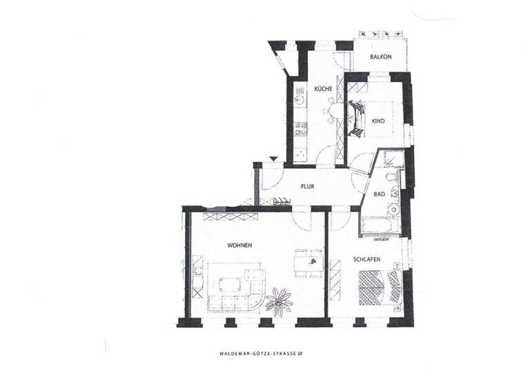 Wohnung zum Kauf 149.000 € 3 Zimmer 75,4 m²<br/>Wohnfläche 2.<br/>Geschoss Thekla Leipzig 04349