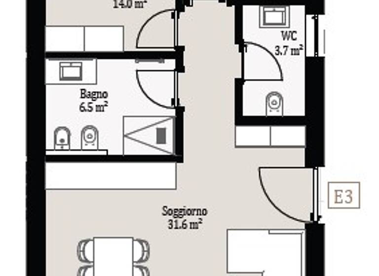 Wohnung zum Kauf - Erstbezug 398.000 € 3 Zimmer 89 m² Affi