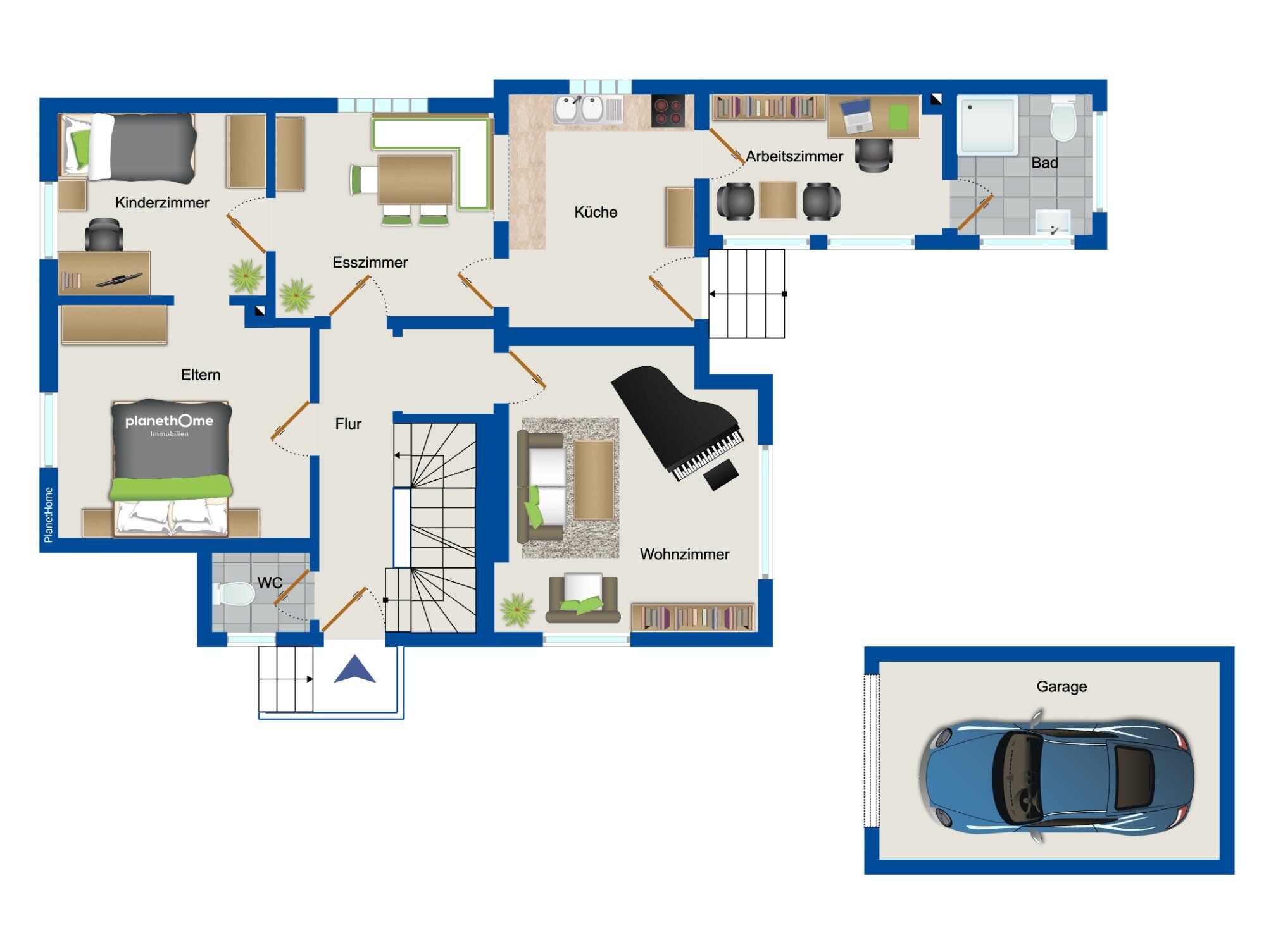 Einfamilienhaus zum Kauf 590.000 € 8 Zimmer 143 m²<br/>Wohnfläche 589 m²<br/>Grundstück Nauheim 64569