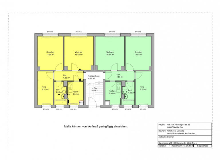 Wohnung zur Miete 410 € 3 Zimmer 58,5 m²<br/>Wohnfläche 2.<br/>Geschoss Heuweg 84 Weißenfels Weißenfels 06667