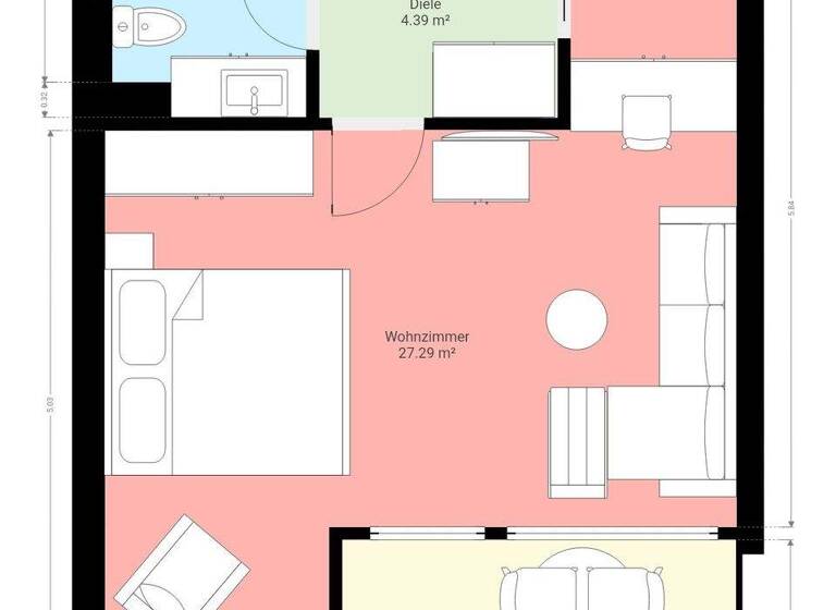 Studio zum Kauf 200.000 € 1 Zimmer 38 m² 2. Geschoss Dahme 23747