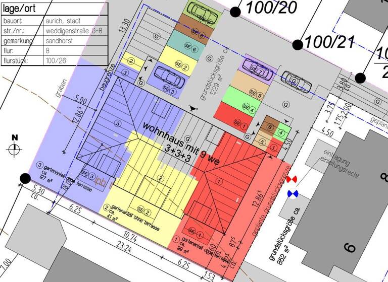 Wohnung zum Kauf - Erstbezug 331.000 € 3 Zimmer 81,5 m² EG Sandhorst Aurich 26603