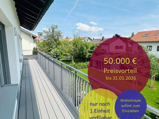 Wohnung zum Kauf provisionsfrei 749.900 € 4 Zimmer 103,1 m² 1. Geschoss frei ab sofort Glonner Str. 6 Großhelfendorf Aying 85653
