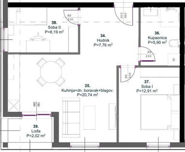 Wohnung zum Kauf 212.000 € 3 Zimmer 61 m² 1. Geschoss Medulin 52203