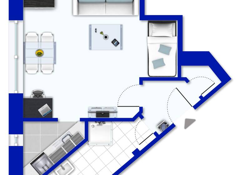 Studio zum Kauf 169.000 € 1 Zimmer 32 m²<br/>Wohnfläche Flingern Nord Düsseldorf 40235