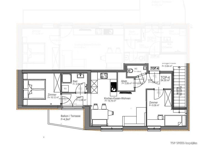 Wohnung zur Miete 738 € 3 Zimmer 54,3 m² frei ab 01.04.2026 Altenmarkt im Pongau 5541