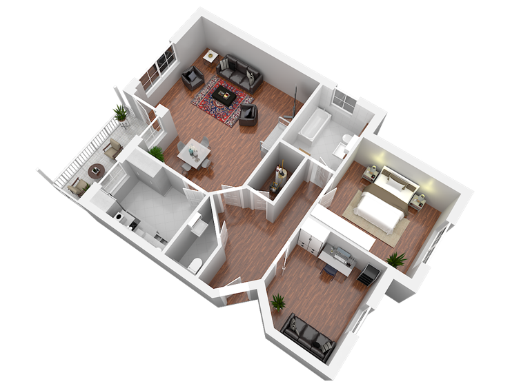 Wohnung zur Miete 2.800 € 3 Zimmer 90 m² 2. Geschoss Wehrda Marburg 35041