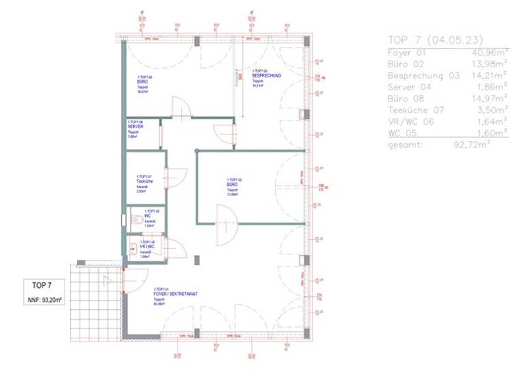 Büro zur Miete 1.116 € 4 Zimmer Andritzer Reichsstraße Andritz Graz 8045