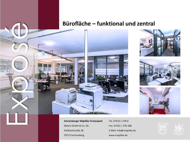 Bürofläche zur Miete provisionsfrei 325 m² Bürofläche Bahnhofstraße 27 Schramberg Baden-Württemberg - Schramberg 78713