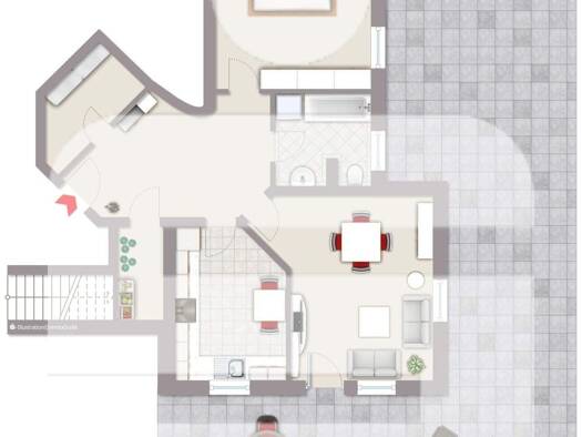 Wohnung zur Miete 745 € 2 Zimmer 70 m² frei ab 01.04.2026 Haidenhof-Nord Passau 94036