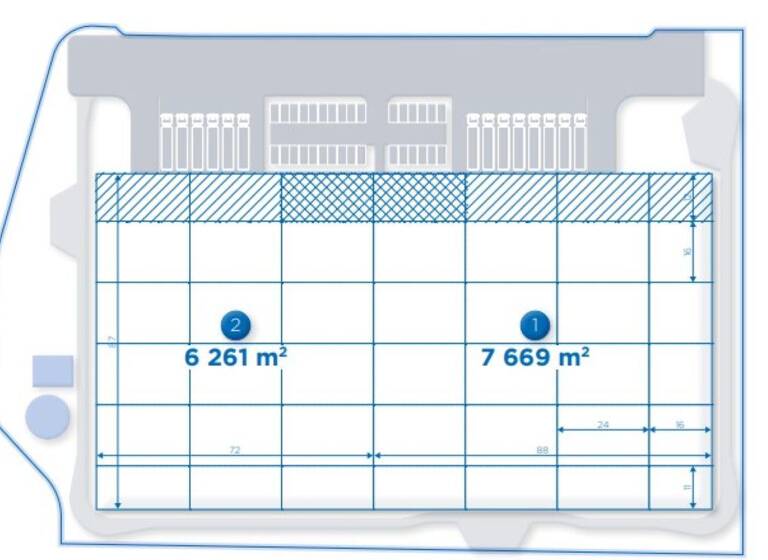 Lagerhalle zur Miete - Erstbezug provisionsfrei 7.003 m² Lagerfläche teilbar ab 7.003 m² Brambauer Lünen 44536