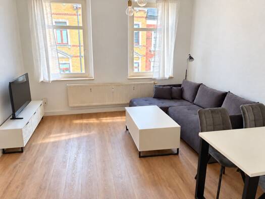 Wohnung zur Miete 650 € 3 Zimmer 49,6 m² 2. Geschoss Leipziger Straße 85 Böhlitz-Ehrenberg Leipzig 04178