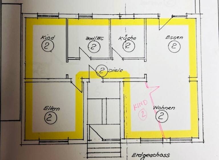 Wohnung zum Kauf provisionsfrei 225.000 € 4 Zimmer 89 m²<br/>Wohnfläche 1.<br/>Geschoss Kierdorf Erftstadt 50374