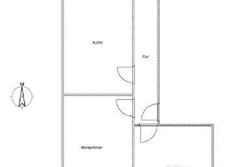 Wohnung zur Miete 530 € 2 Zimmer 72 m² 2. Geschoss Friedenstr. 50 Dellviertel Duisburg 47053