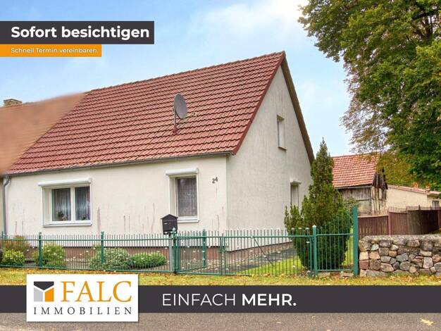 Doppelhaushälfte zum Kauf 60.000 € 2 Zimmer 60 m² 370 m² Grundstück Redlin Siggelkow - Redlin 19376
