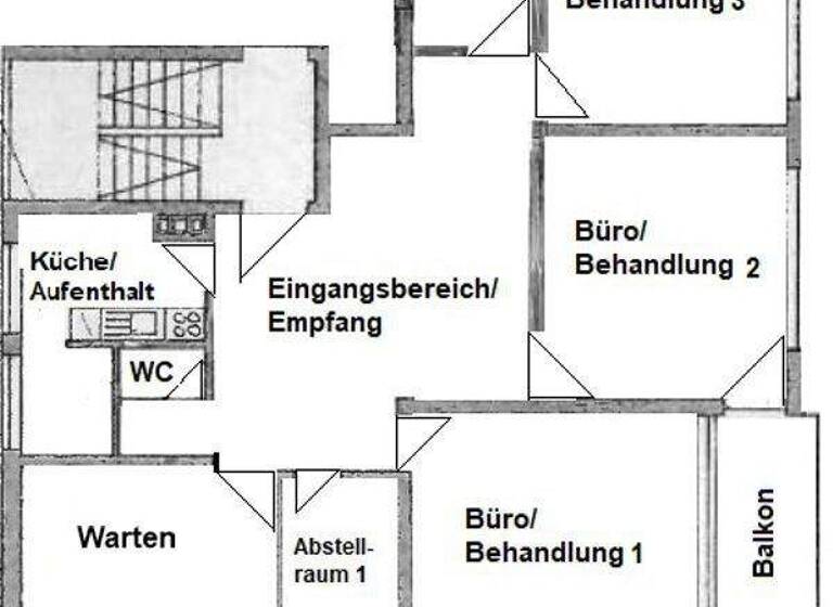 Bürofläche zur Miete 1.200 € 5 Zimmer 100 m² Bürofläche Obertraubling 93083