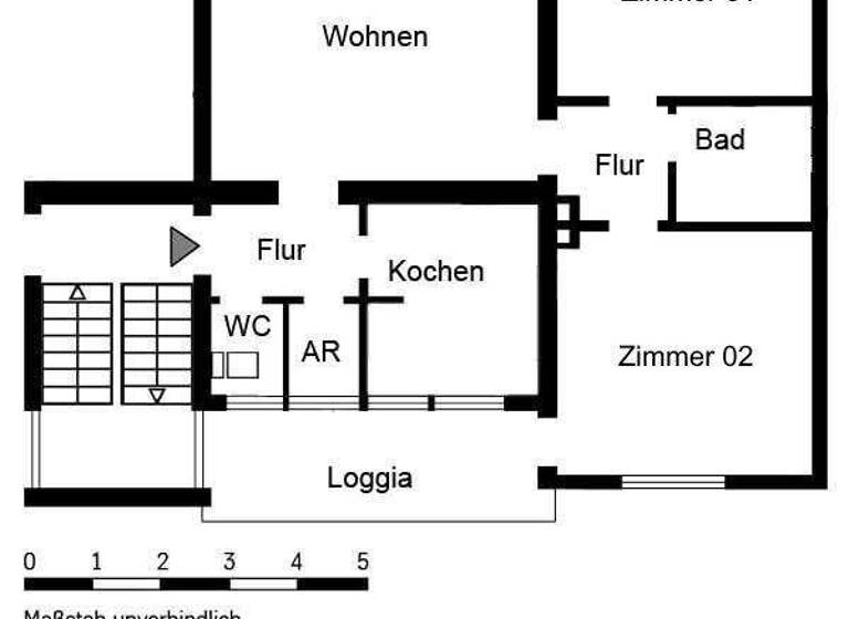 Wohnung zur Miete 754 € 3 Zimmer 67,1 m² 1. Geschoss frei ab 01.06.2026 Bandstr. 128 Bedingrade Essen 45359