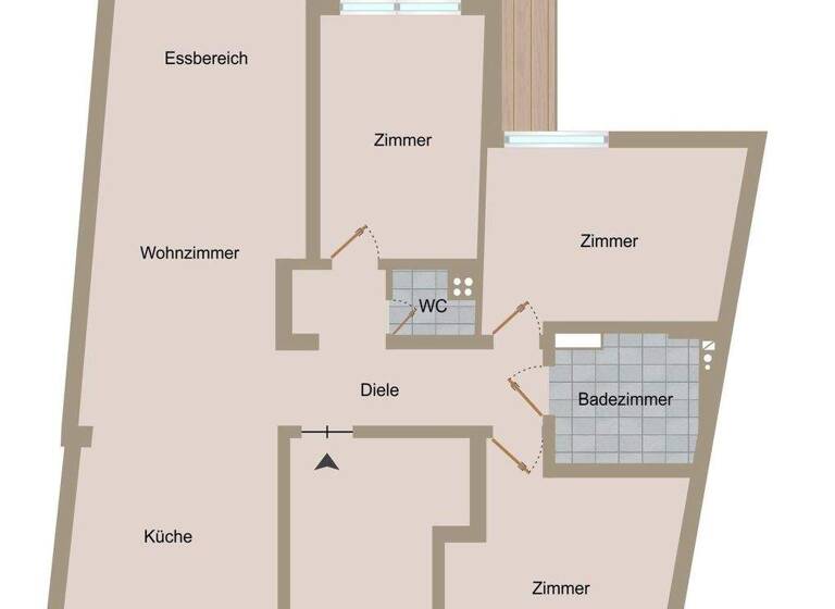 Wohnung zum Kauf 920.000 € 4 Zimmer 132 m² 2. Geschoss Riehl Köln / Riehl 50735