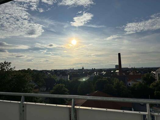 Wohnung zur Miete 1.100 € 3 Zimmer 80 m² Geschoss 3/4 frei ab sofort Rugendasstraße 7 Innenstadt Augsburg 86153