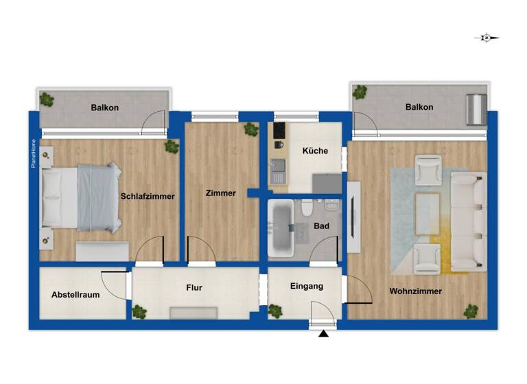 Wohnung zum Kauf 190.000 € 2,5 Zimmer 64 m² 4. Geschoss Henstedt-Ulzburg 24558