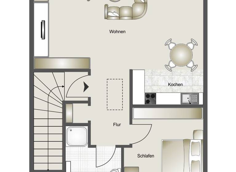 Wohnung zum Kauf 169.000 € 2 Zimmer 48 m² Wreechen Putbus 18581