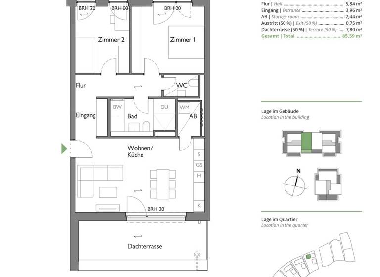 Wohnung zum Kauf 420.000 € 3 Zimmer 85,6 m² 3. Geschoss Marmorweg 10 Naunhof 04683