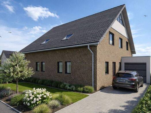 Doppelhaushälfte zum Kauf - Erstbezug provisionsfrei 441.900 € 5 Zimmer 123 m² 216 m² Grundstück Voerde 46562