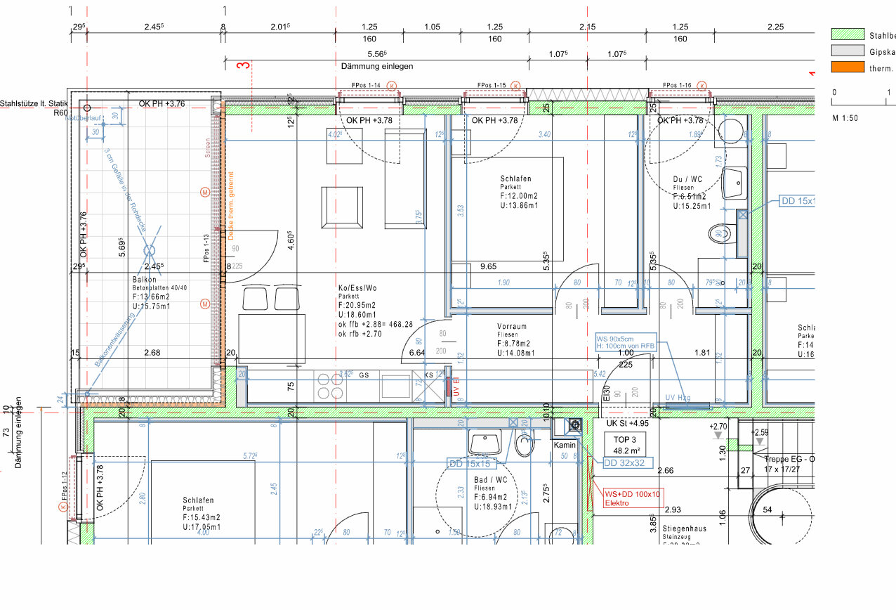 Wohnung zur Miete 945 € 48,4 m²<br/>Wohnfläche Bludenz 6700