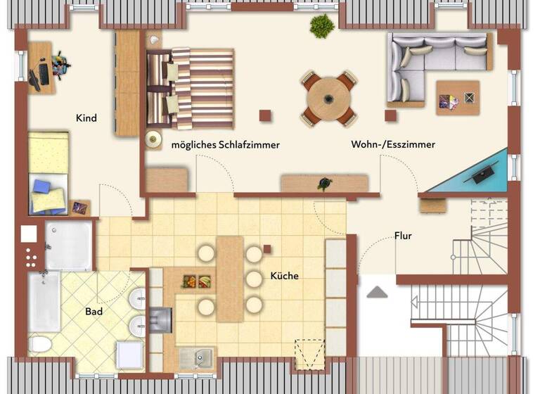 Wohnung zum Kauf 299.000 € 2,5 Zimmer 101,8 m² 2. Geschoss Schwabach 91126