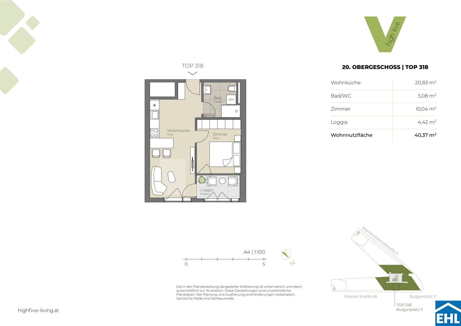 Wohnung zur Miete 654 € 2 Zimmer 36 m²<br/>Wohnfläche 20.<br/>Geschoss Waldegg Linz 4020