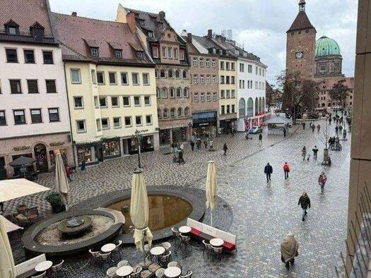 Wohnung zur Miete 960 € 3 Zimmer 80 m² 2. Geschoss frei ab sofort Vordere Ledergasse 1 Lorenz Nürnberg 90403