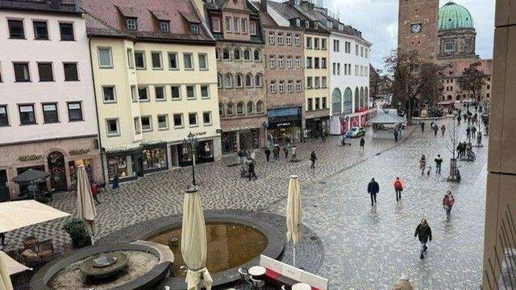 Wohnung zur Miete 960 € 3 Zimmer 80 m² 2. Geschoss frei ab sofort Vordere Ledergasse 1 Lorenz Nürnberg 90403