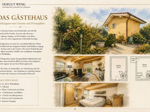 Bauernhaus zum Kauf provisionsfrei 155.000 € 2 Zimmer 33 m² 120 m² Grundstück frei ab sofort Weng 2 Weng Griesstätt 83556