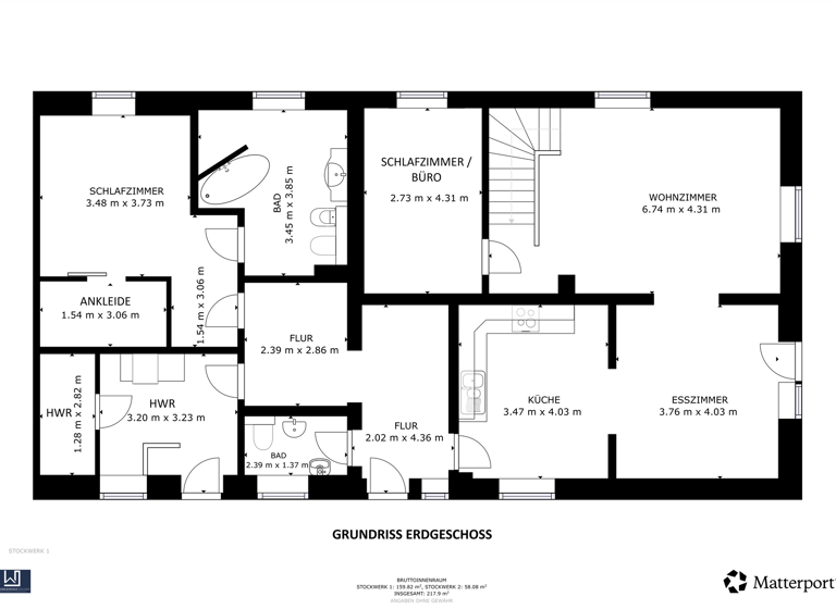 Einfamilienhaus zum Kauf 574.900 € 7 Zimmer 285 m² 3.100 m² Grundstück Vogelsang Neuburg 23974