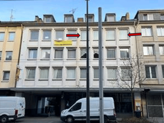 Wohnung zum Kauf 144.000 € 3 Zimmer 1.958 m² Geschoss 3/4 Konrad-Adenauer-Straße 26 Solingen-Mitte Solingen 42651