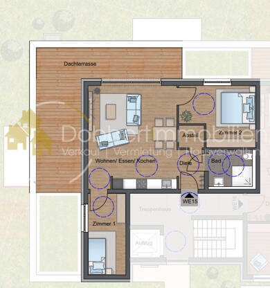 Wohnung zum Kauf - Neubau provisionsfrei 392.200 € 3 Zimmer 82,7 m² EG Bahnhofstraße 100-106 Gaildorf Gaildorf 74405