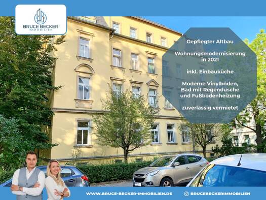 Wohnung zum Kauf 160.000 € 2 Zimmer 49,9 m² 1. Geschoss Malterstraße 34 Löbtau-Süd Dresden 01159