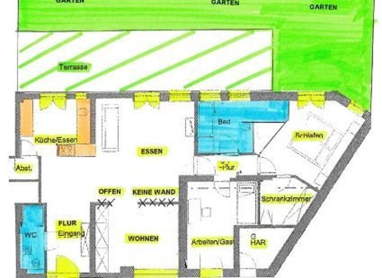 Terrassenwohnung zum Kauf 469.000 € 4 Zimmer 107,7 m²<br/>Wohnfläche Bamberg Bamberg 96047